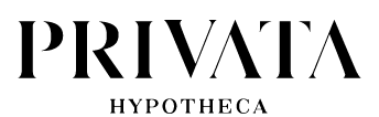 Logo de Privata Hypotheca, cabinet de courtage hypothécaire pour financement hypothécaire à court, moyen, et long terme, couper pour créer un animation sur la page d'accueil.